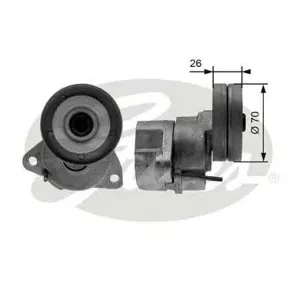 GATES T38154 Натяжитель поликлин.ремня с роликом 7808-21054