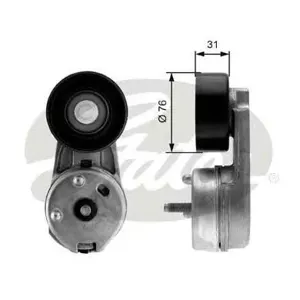 GATES T38279 Натяжитель руч.ремня с роликом Jaguar SX-TYPEXFXJXK8 2.12.53.03.64.2 1999 =>