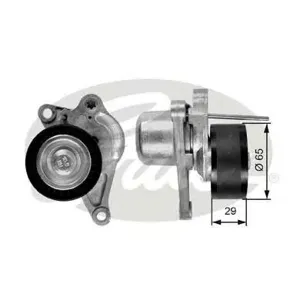 GATES T38311 Ролик натяжной Renault Laguna Megane 2.0D 05>, Nissan Qashqai 2.0D 07>