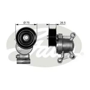GATES T38357 Ролик натяжителя ремня ГРМ