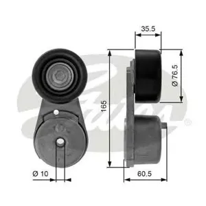 GATES T38378 Ролик натяжной с механизмом натяжения Nissan Pathfinder 4.0 05>