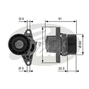GATES T38456 Натяжитель ремня