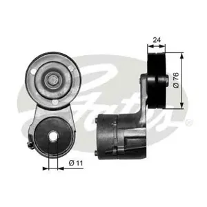 GATES T38562 Натяжитель ремня в сборе 76.2x24x97 RVI Kerax