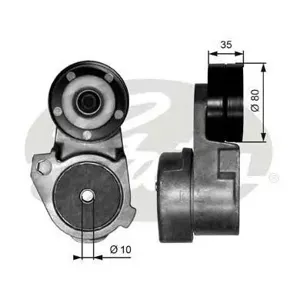 GATES T38563 Натяжитель ремня в сборе 31.5x13.8x92 RVI Kerax premeium