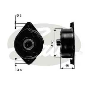 GATES T39006 Натяжной ролик BMW E46,E60,E61 E83 2.0D2.5D3.0D 01>