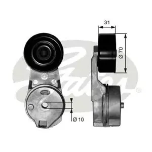 GATES T39065 Ролик натяжной привода вспомогательных агрегатов