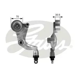 GATES T39077 Натяжитель ремня Honda Accord Civic FR-VStream 1.6-2.0 05>