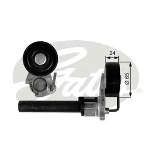 GATES T39087 Ролик натяжителя ремня Skoda Octavia 1.8TSI 04>, VW Passat 1.8TSI 05>