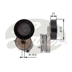 GATES T39116 Ролик натяжной с механизмом натяжения Ford Galaxy Mondeo 2.0TDCi 06>