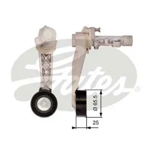 GATES T39127 Ролик ремня приводного PSA Partner 508 Berlingo 10- 1.6 16V в сборе
