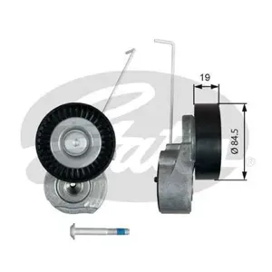 GATES T39184 Ролик ремня приводного Nissan Pathfinder 05-13
