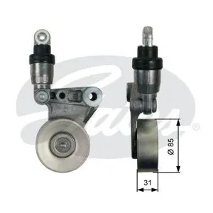 GATES T39214 Натяжитель поликл.ремня 7808-21614