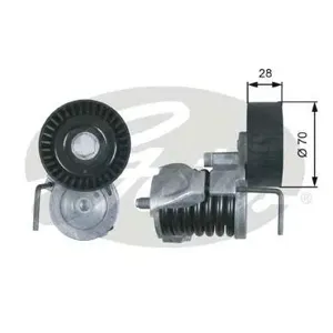 GATES T39287 Натяжитель ремня приводного BMW 1(E81)3(E90)5(E60) 2.0