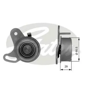 GATES T41037 Ролик натяжной ремня ГРМ Hyundai Accent LantraPony 1.31.5 94>