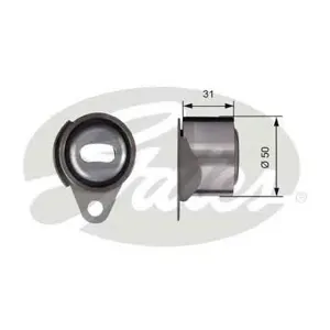 GATES T41157 Ролик натяжителя ремня ГРМ 7786-21199