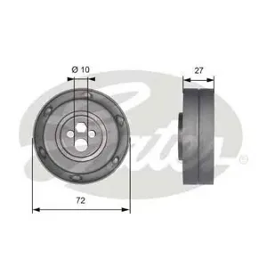 GATES T41216 Натяжитель ремня ГРМ 7786-21436