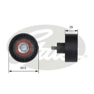 GATES T41233 Ролик обводной ремня ГРМ Ford Mondeo Focus 1.6-2.0 99>