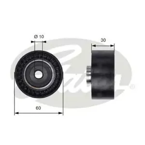 GATES T41235 Ролик обводной Peugeot 307206406407607807 2.0-2.2i 99>