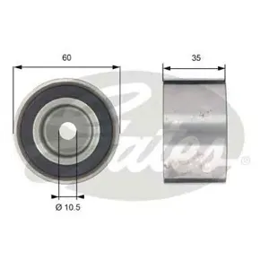 GATES T42039 Ролик ГРМ IMPRESA Forester 1.6-2.5