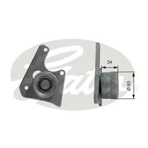 GATES T42069 Ролик обводной ремня ГРМ Peugeot 205-806, Citroen Xantia 1.8D-1.9TD 94>