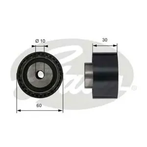 GATES T42070 Ролик обводной ремня ГРМ Peugeot 206-807, Fiat Ducato 1.9D-2.2HDi 98>
