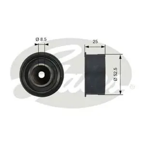 GATES T42076 Ролик ремня ГРМ Opel Astra G Zafira A -05 1.4-1.8 обводной