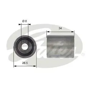 GATES T42139 Ролик обводной ГРМ d28.5мм Audi , Ford Galaxy , Seat , Skoda Octavia , VW Golf Passat 1.9TD
