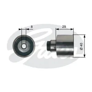 GATES T42309 Ролик направляющий 7786-21643 привода грм