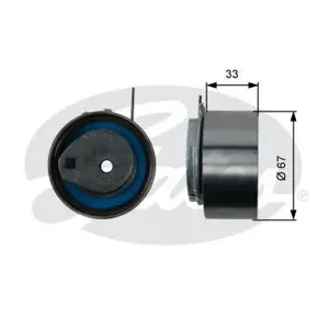 GATES T43008 Ролик натяжной ремня ГРМ Chrysler PT CruiserSebring Voyager , Dodge Caravan 2.4i 00>