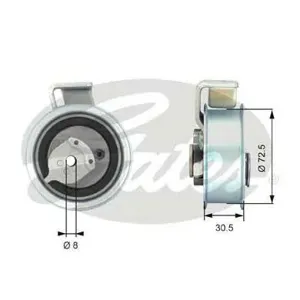 GATES T43018 Ролик натяжной ремня ГРМ Audi A4A6, VW Passat 1.82.0 95>