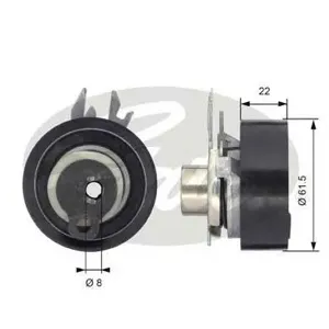 GATES T43046 Ролик натяжителя ремня ГРМ 7784-21039