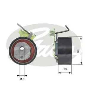 GATES T43088 Натяжной ролик ременя ГРМ