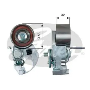 GATES T43133 Ролик натяжной Hyundai Accent Tucson 1.5CRDi2.0CRDi 02>, Kia Ceed 2.0CRDi 02>