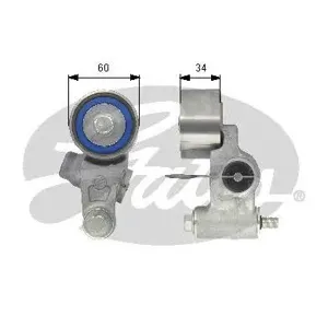 GATES T43137 Ролик натяжной ремня ГРМ с механизмом натяжения Subaru Impreza Forester 1.6-2.02.0T 97>
