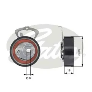 GATES T43140 Ролик натяжителя ремня ГРМ 7784-21114