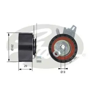 GATES T43145 Ролик натяжной ремня ГРМ