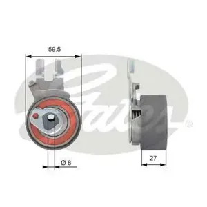 GATES T43173 Натяжитель ремня ГРМ 7784-21142
