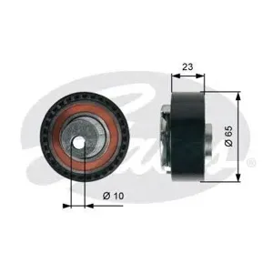 GATES T43228 Ролик натяжной ремня ГРМ Lada Granta Kalina 1.6 11>