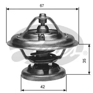 GATES TH12685G1 Термостат MB W124W201W202W463 2.0TD-3.0TD 83>
