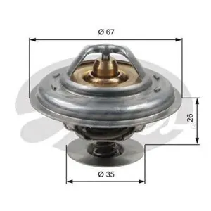 GATES TH13287G1 Термостат VW T2 1.9-2.1i <92