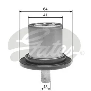 GATES TH25882G1 Термостат Ford Mazda Volvo Focus 2 Focus 3 Mondeo 2C30S40 03-