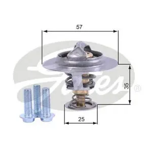 GATES TH44390G1 Термостат Volvo C30S40V50C70V70S80 2.42.5i 04>