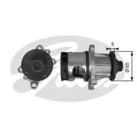 GATES WP0137 Водяной насос BMW E36E46 1.61.8 >05