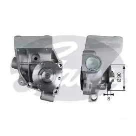 GATES WP0138 Водяной насос Peugeot Fiat Citroen 2.5TD2.8TD 94>