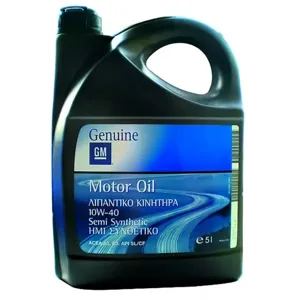 GENERAL MOTORS 93165216 Моторное масло GM 10W40 A3B3 SLCF (пластикЕС) 5л
