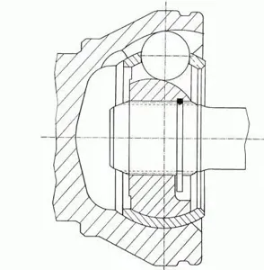 GKN 301971 Комплект ШРУСа | перед |