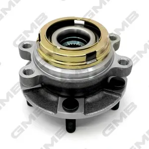 GMB GH33890M Ступица с подшипником передняя +ABS, Infiniti FX S51G V36M353745Q50QX5070 05- AWD.