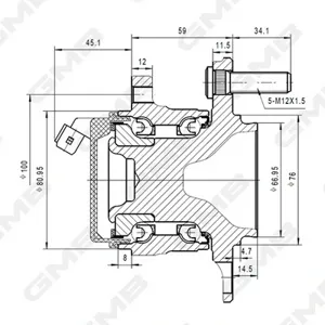 GMB GH35190A Ступица