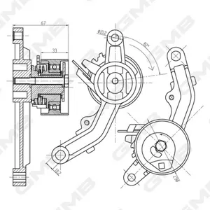 GMB GTB0650 Натяжной ролик ременя ГРМ