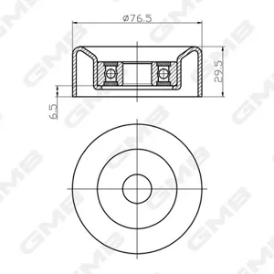 GMB GTC0920 Натяжной ролик